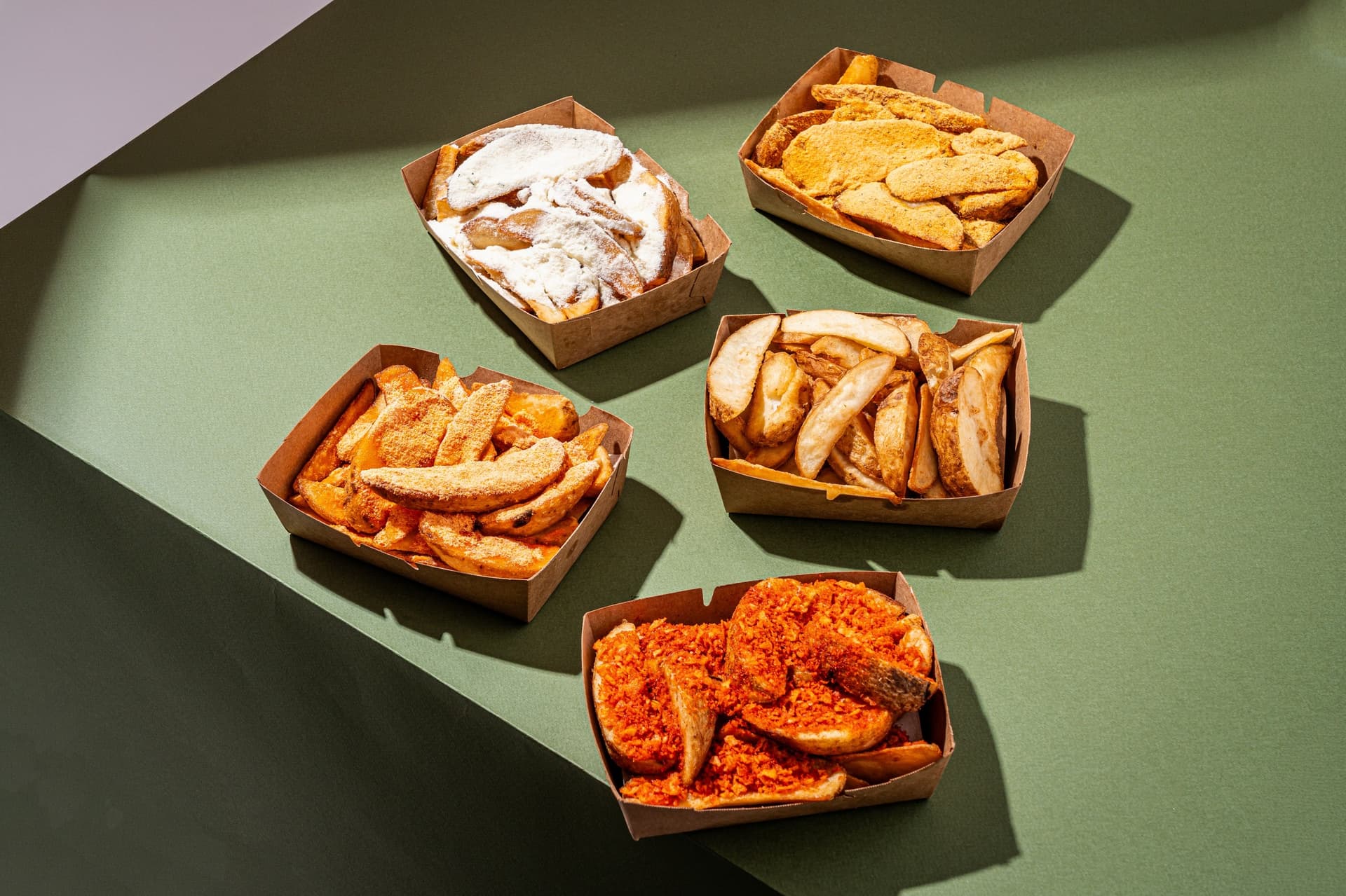 큰손닭강정 배달음식사진 - 탑뷰 컷