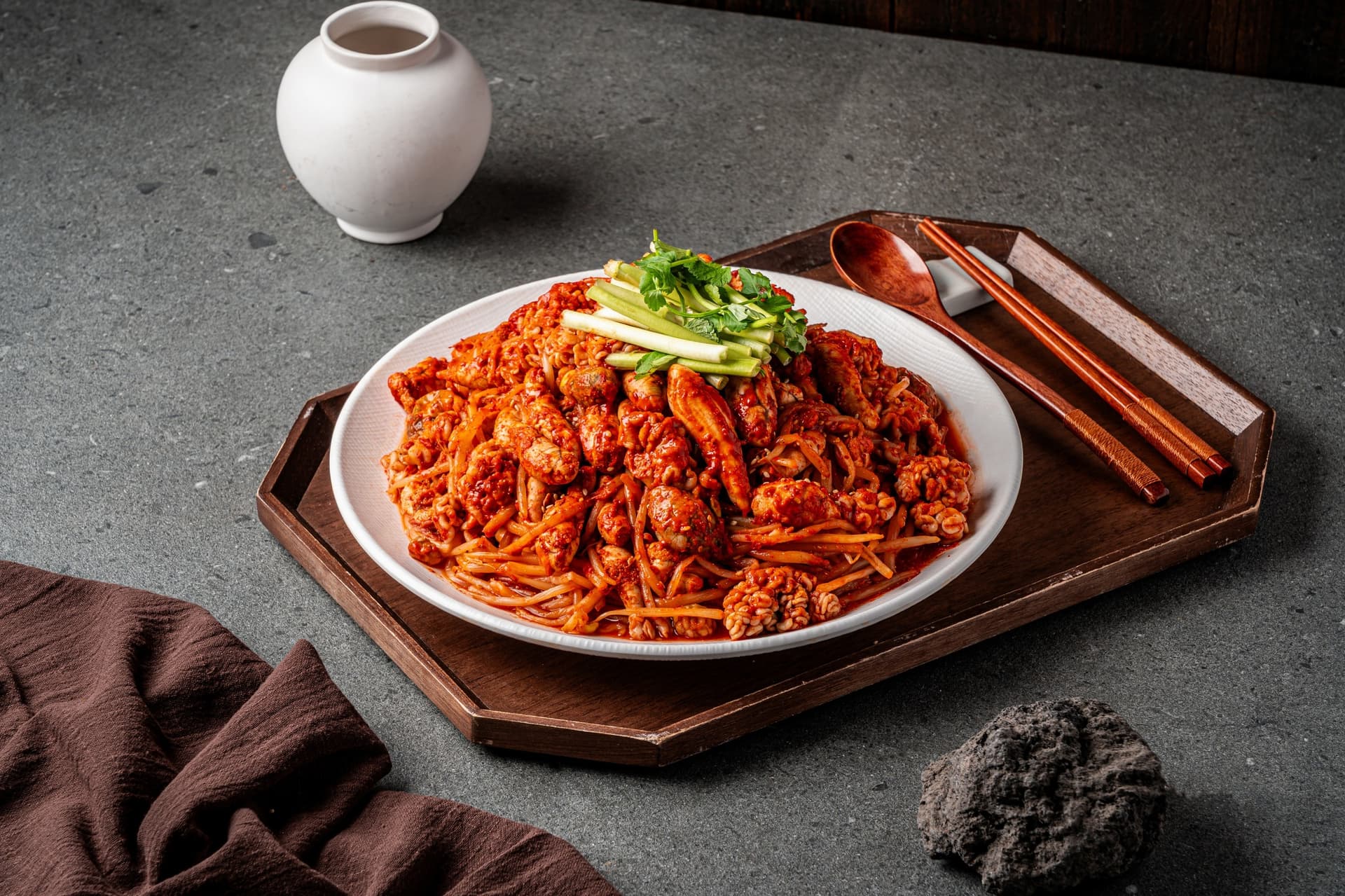 싸다아구찜탕 배달음식사진 - 포장 컷