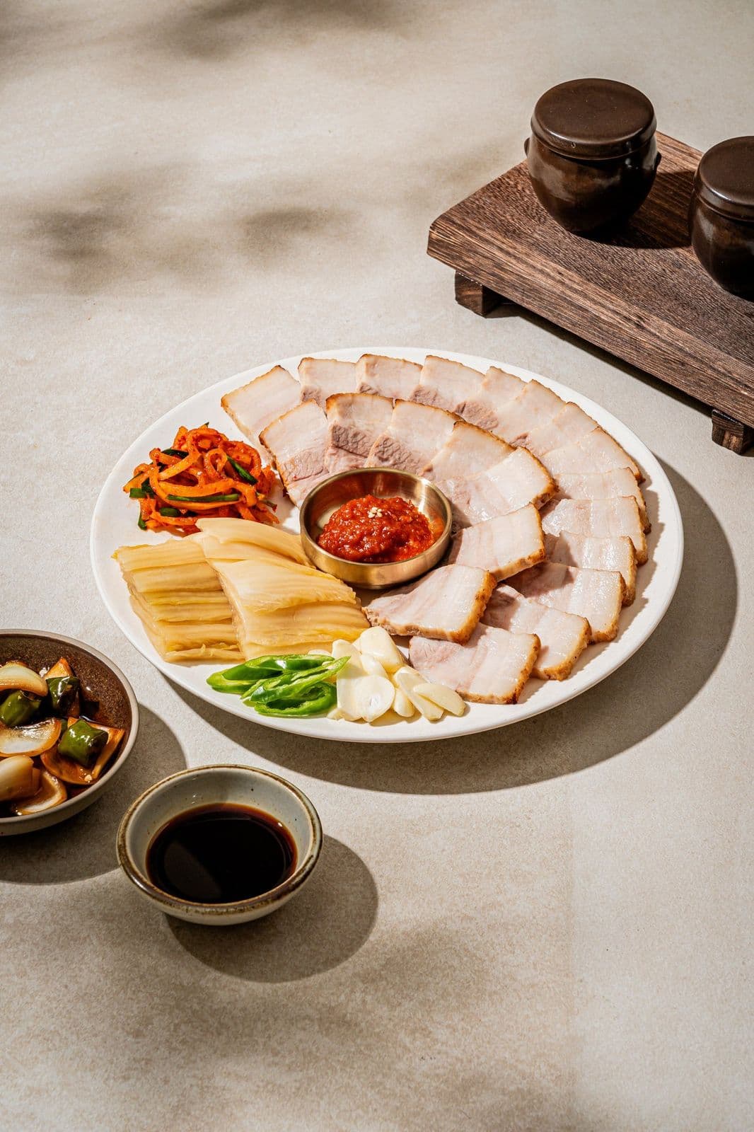 백딤채 음식점 포스터 사진 - 전체 라인업 (메뉴 컷)