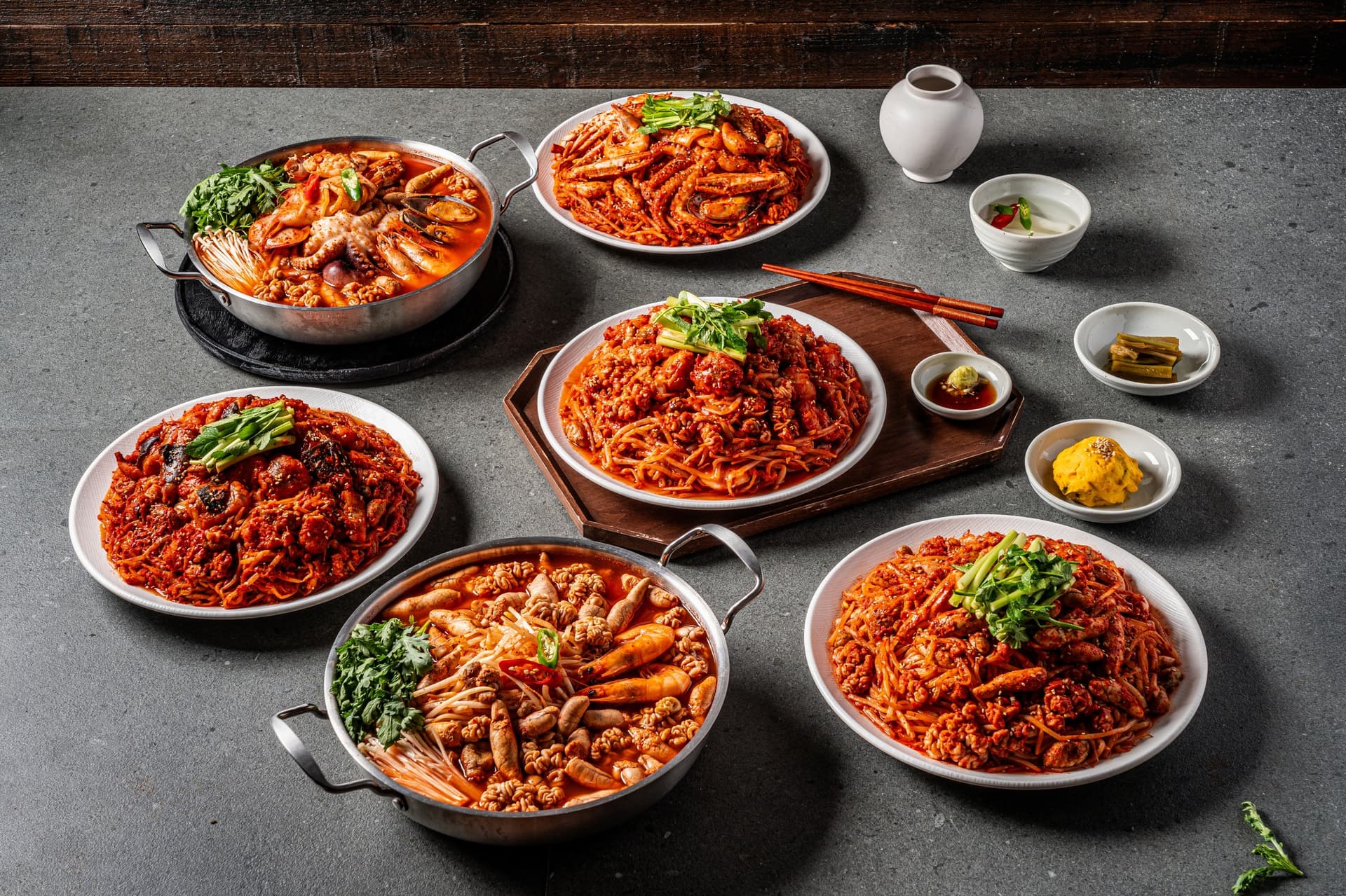 싸다아구찜탕 배달음식사진 - 사이드 메뉴 컷