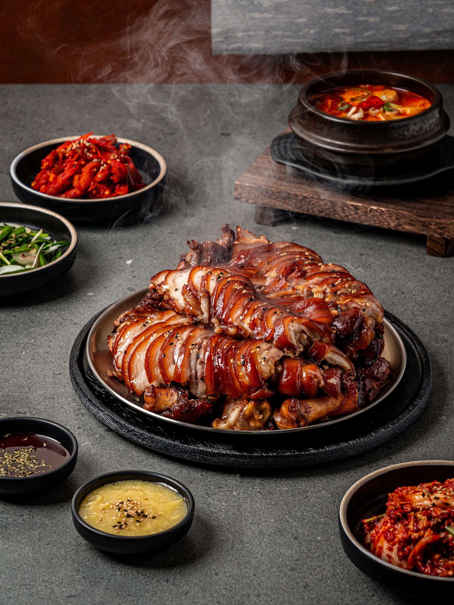 족발 전문점 식당 포스터 만들기 제작