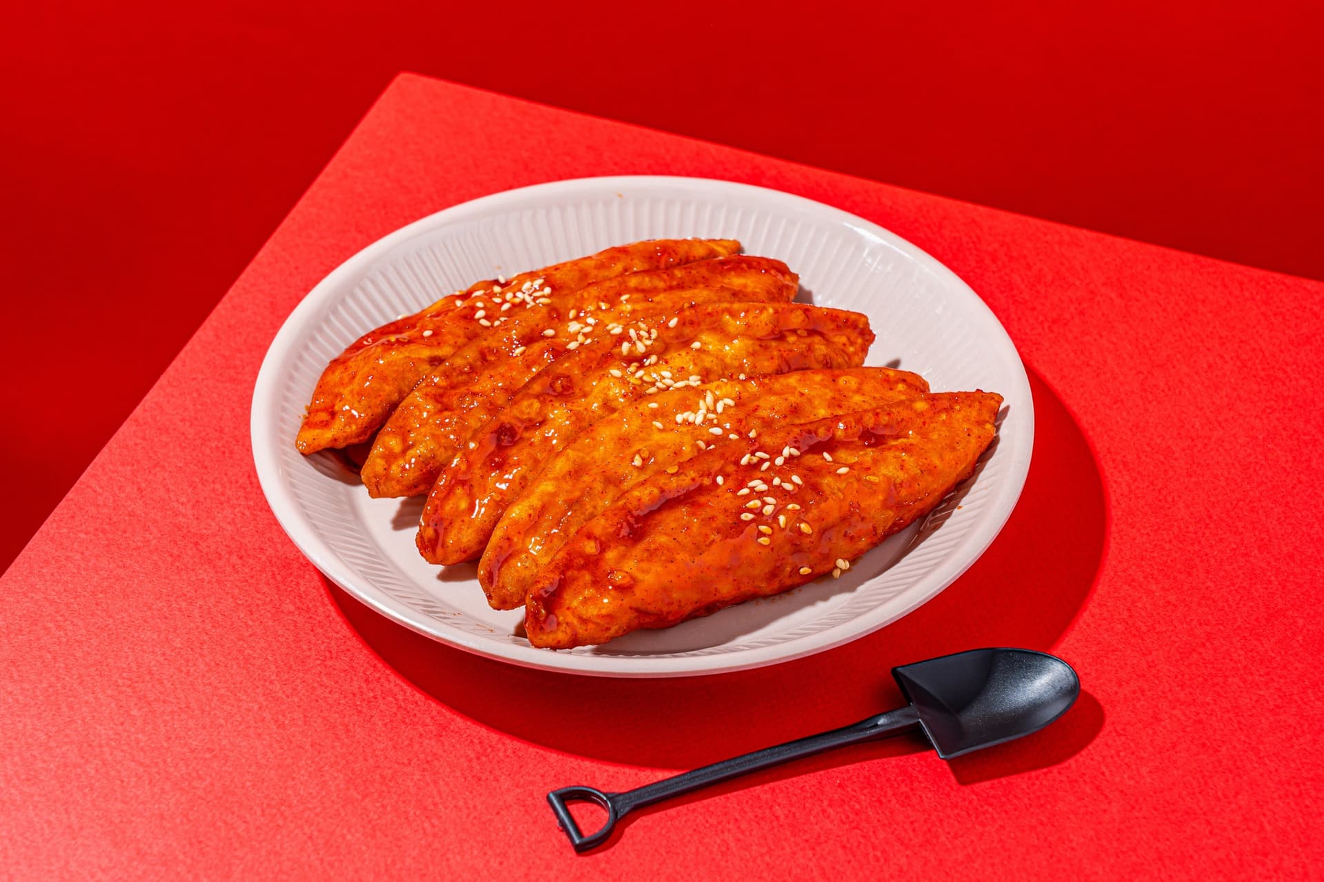 내퍼닭 배달음식사진 - 포장 컷