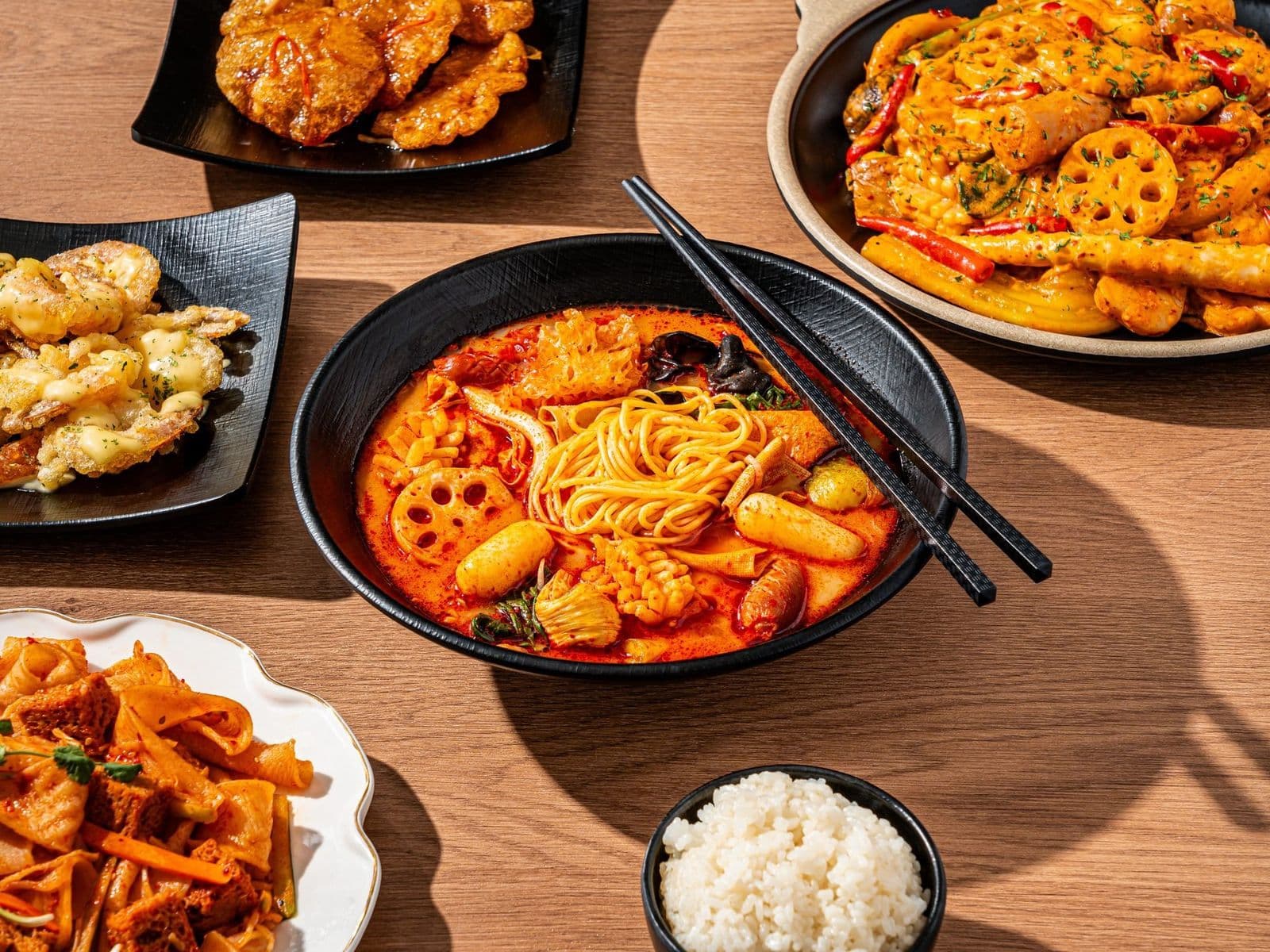 라무상 마라탕 배달음식사진 전체 라인업