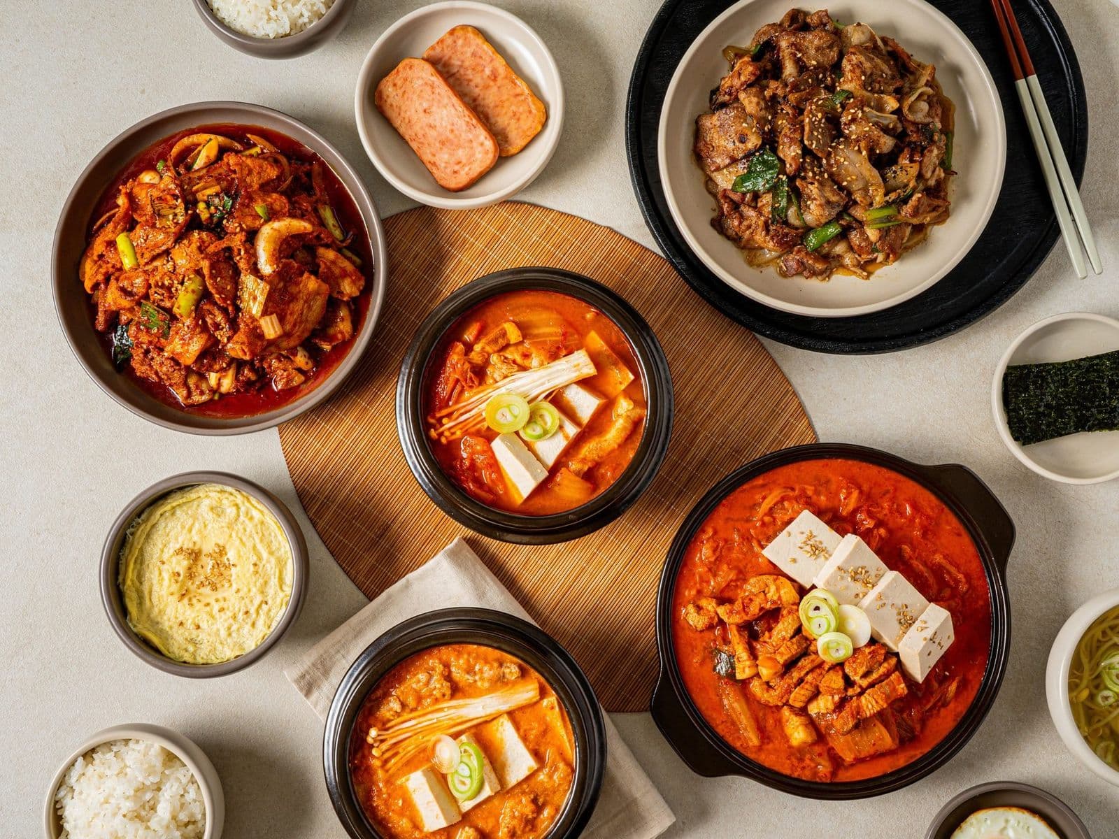 온정한상 배달음식사진 전체 라인업