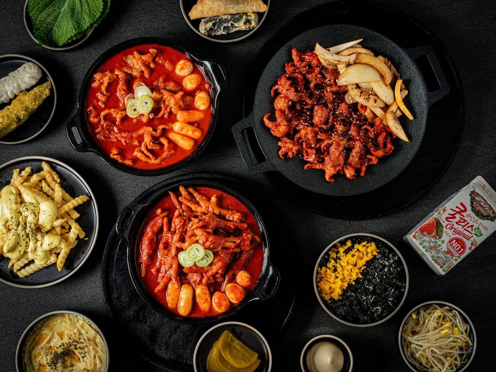 닭발 브랜드 배달음식사진 - 어두운