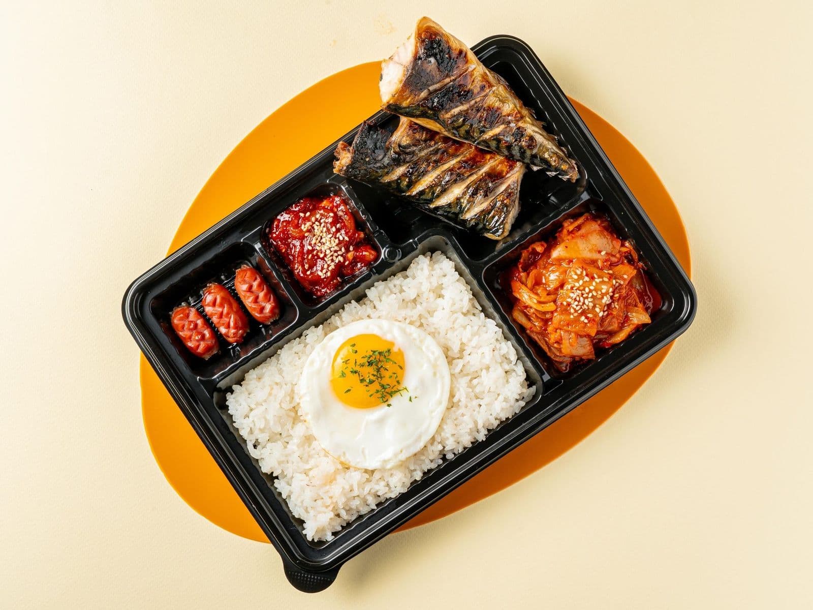한식 신규 브랜드 배달음식사진 - 탑뷰