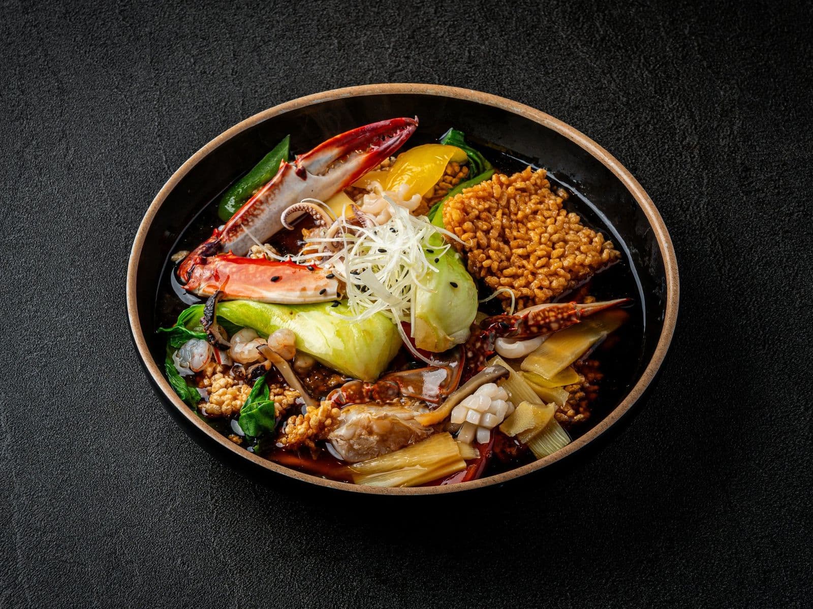 봄설 수산 메뉴사진 - 탑뷰 컷 (사이드 메뉴 컷)