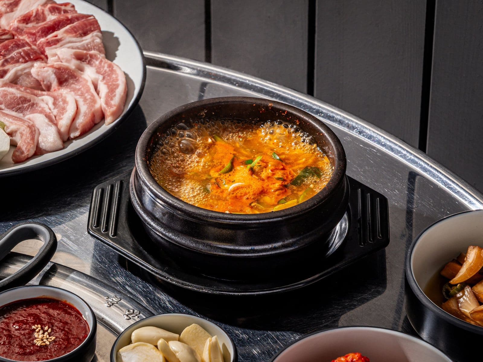 대전 범육돈 메뉴사진 - 탑뷰 컷
