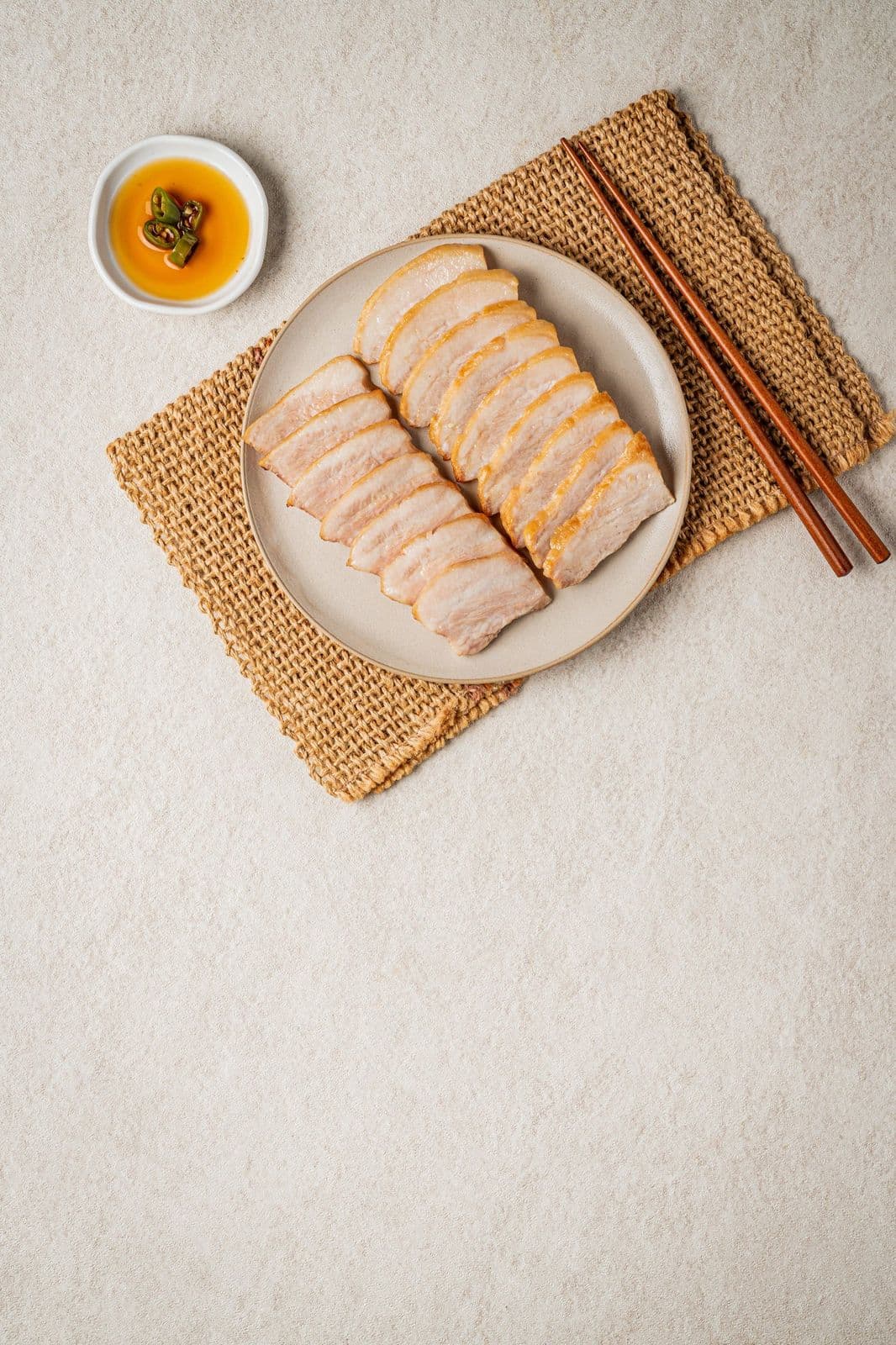 백딤채 음식점 포스터 사진 - 스타일링 컷
