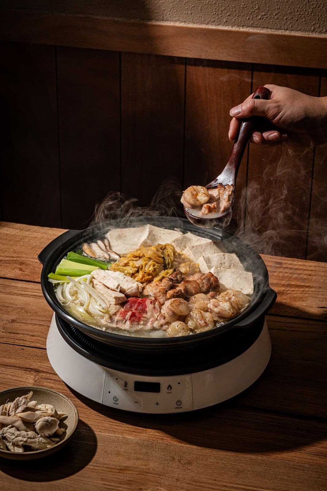 백딤채 음식점 포스터 사진 - 스타일링 컷 (메뉴 컷)