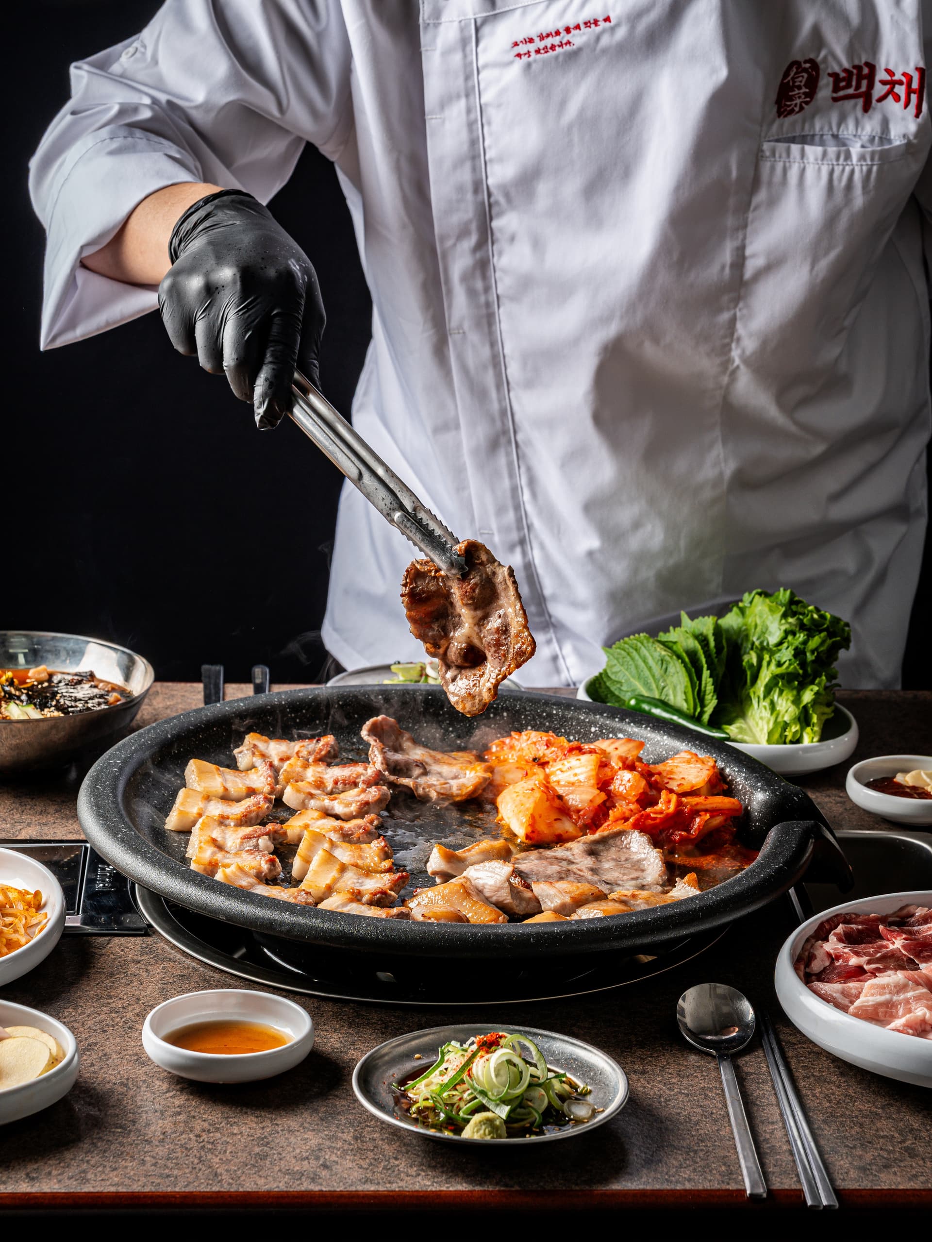 백채김치찌개 포스터촬영 - 소몽스튜디오