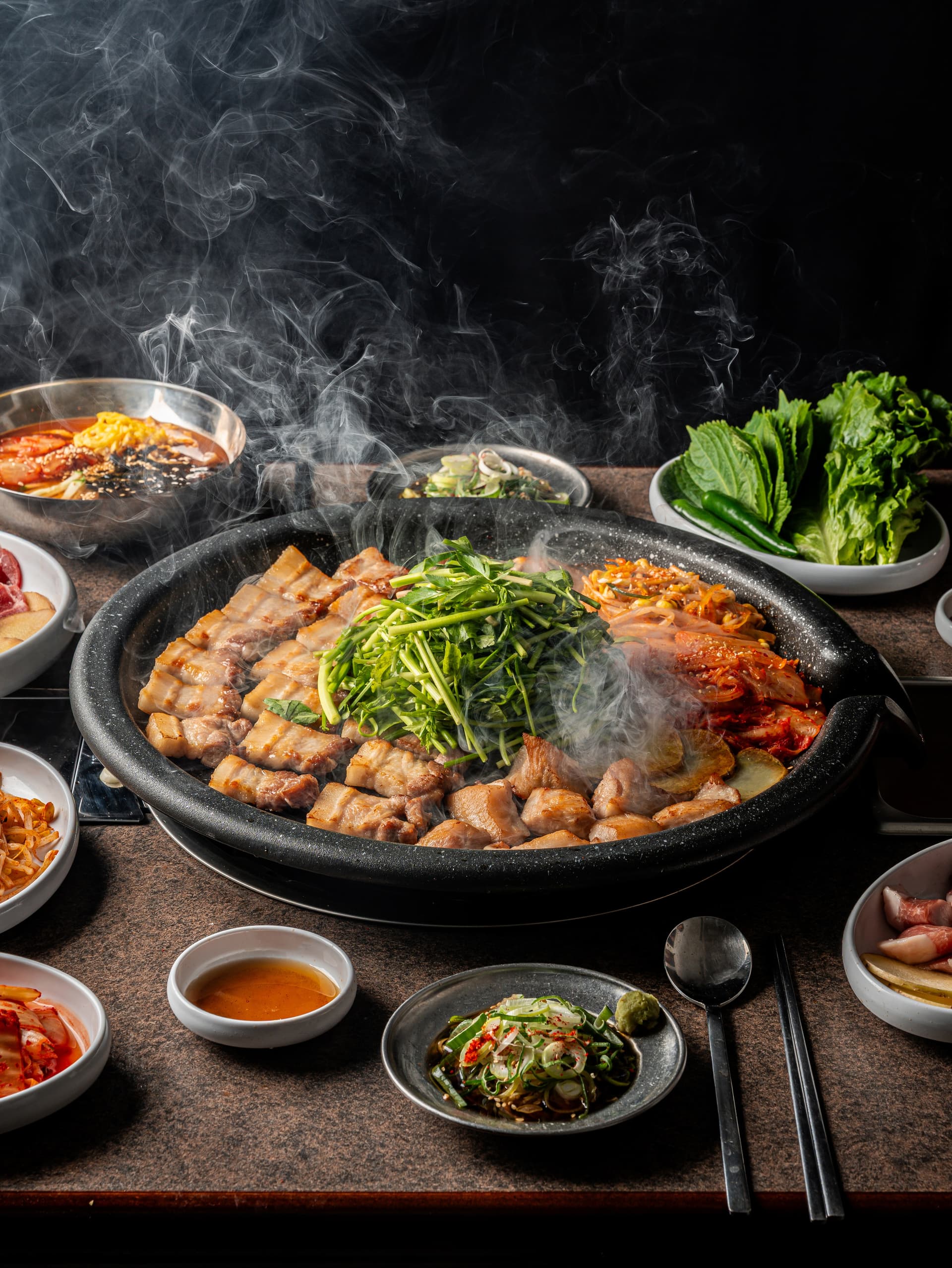 백채김치찌개 포스터촬영 - 소몽스튜디오